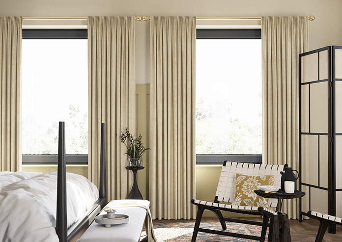 Laura Ashley Whinfell, Gold - Made to Measure Curtains - Image 3
